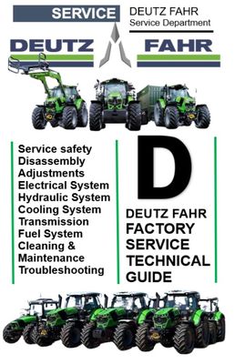 Deutz Fahr Tractor Agrotron 230 260 Service Manual Workshop Guide