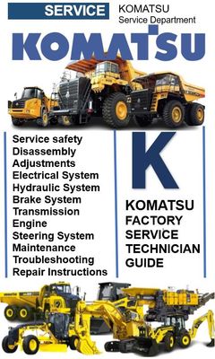 Komatsu PC5500-6 (DEU) DIESEL 15014-UP Excavator Service Shop Manual Komatsu PC5500-6 (DEU) DIESEL 15014-UP Excavator Service Shop Manual