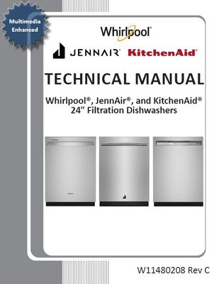 KitchenAid KDTM404KPS KDTM404KBS Dishwasher Service Manual KitchenAid KDTM404KPS KDTM404KBS Dishwasher Service Manual