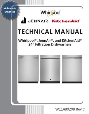 KitchenAid KDTM604KPS KDTM604KBS Dishwasher Service Manual