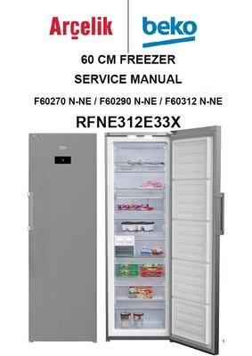 Beko RFNE312E33X Freezer Service Manual Beko RFNE312E33X Freezer Service Manual