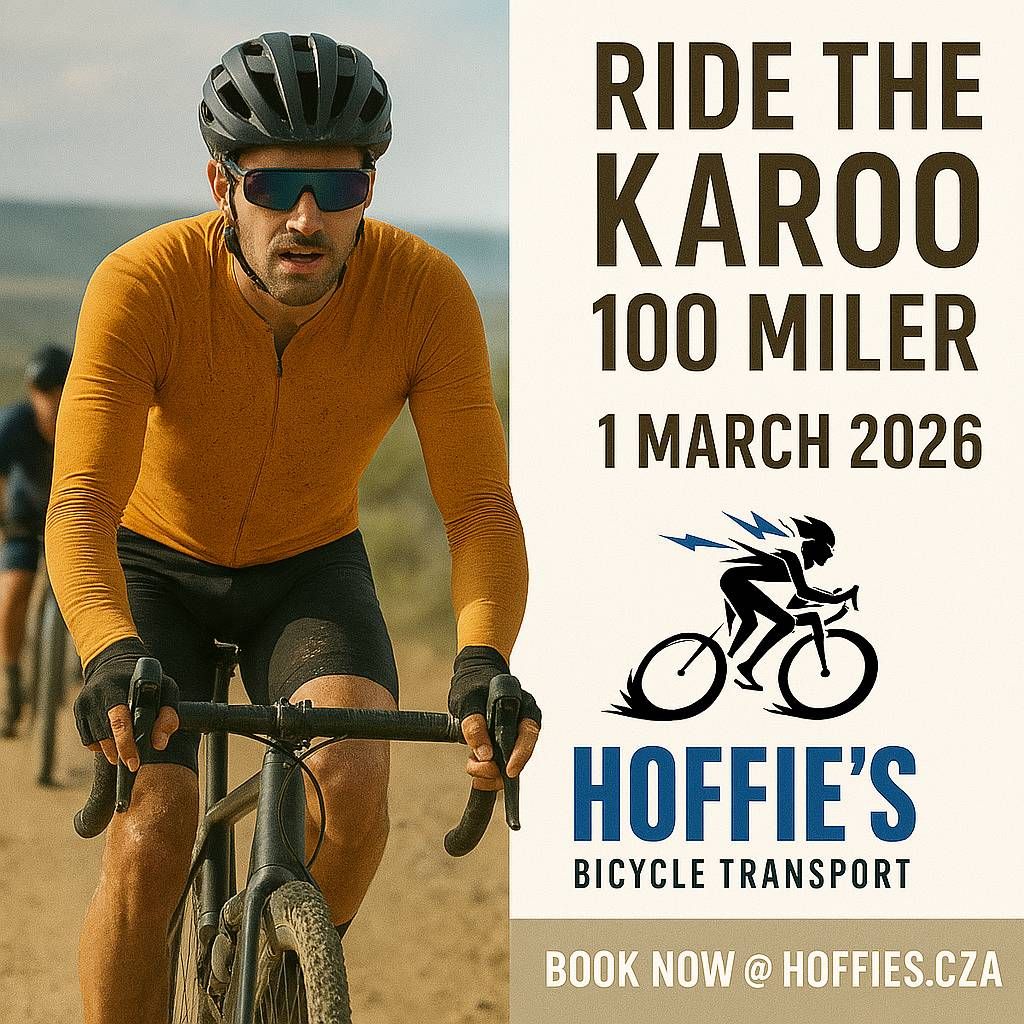 Hoffie&#39;s Bicycle Transport promotional image for Ride The Karoo event