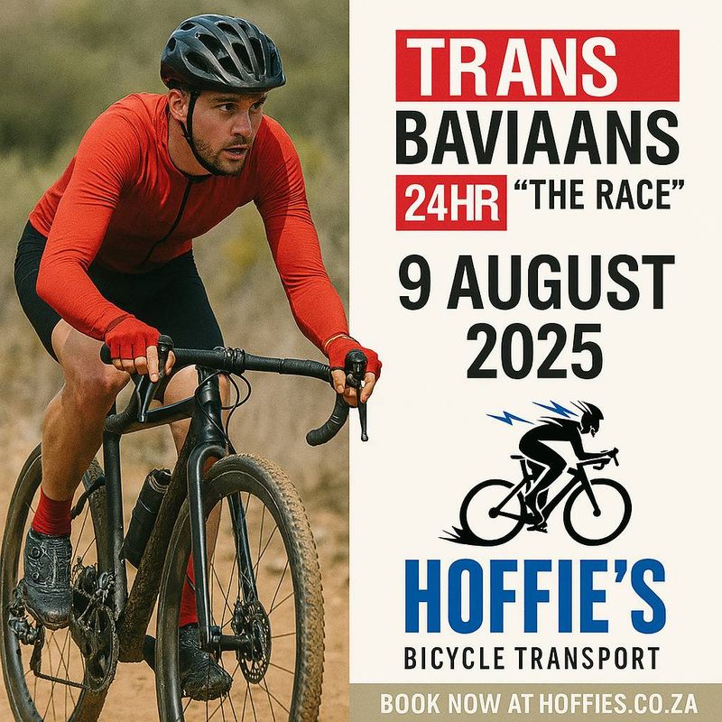 Hoffie&#39;s Bicycle Transport promotional image for Trans Baviaans event