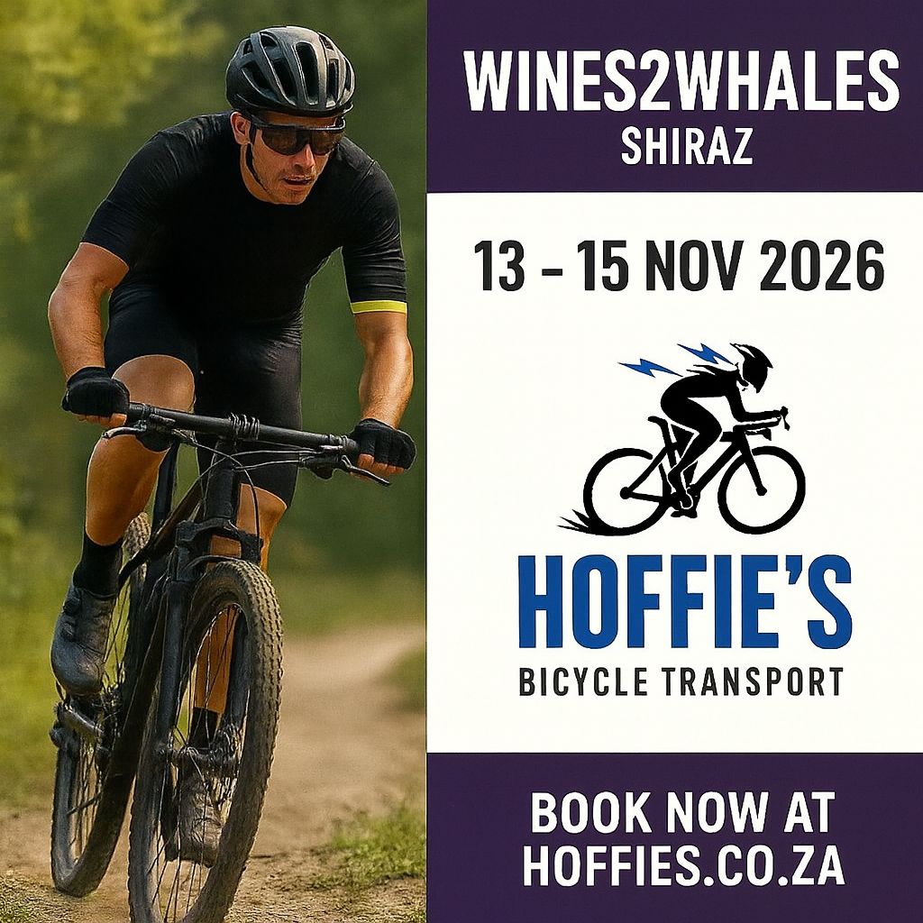 Secure trusted Wines2Whales Shiraz 13–15 Nov 2026 bicycle transport with Hoffie’s. Safe, reliable MTB transport. Book now at 