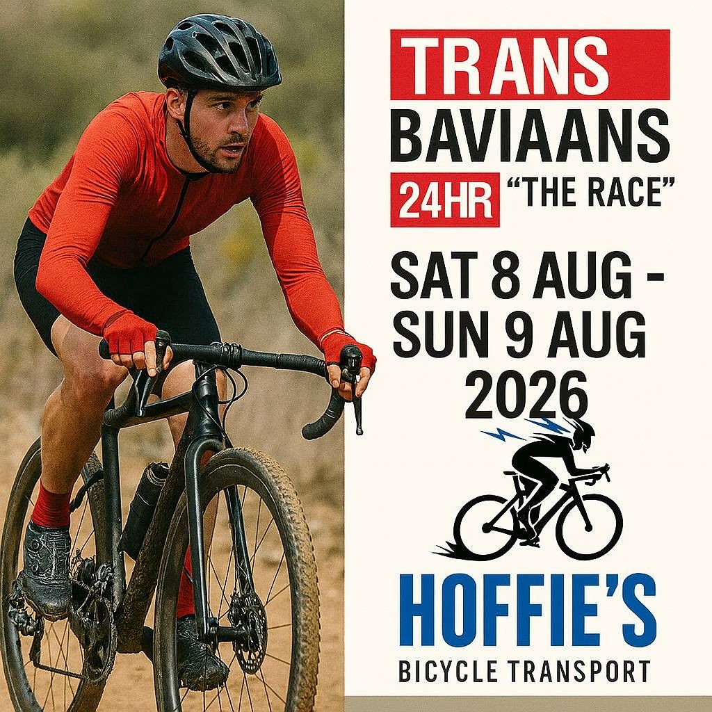 Hoffie's Bicycle Transport promotional image for Trans Baviaans event