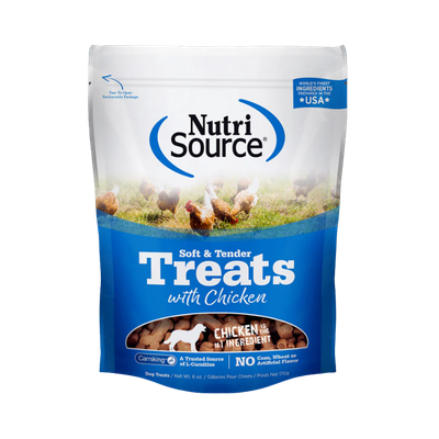 Nutri Source TREATS with Chicken ADULTOS Y CACHORROS 6 OZ.