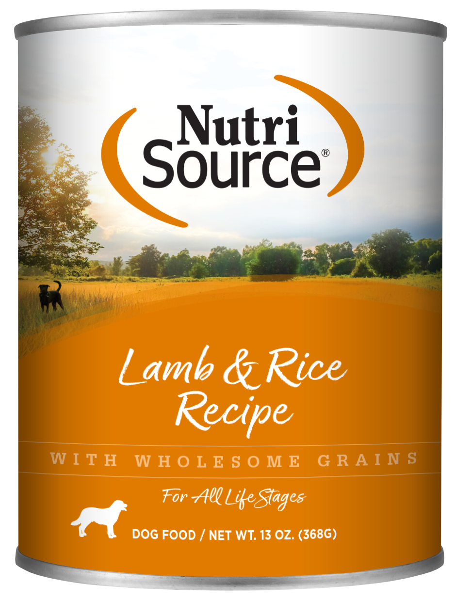 Nutri Source Lamb and Rice ADULTOS Y CACHORROS 13 OZ