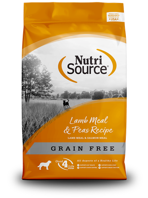 Nutri Source Lamb Meal and Peas todos los tamaños ADULTOS Y CACHORROS 15 LBS.