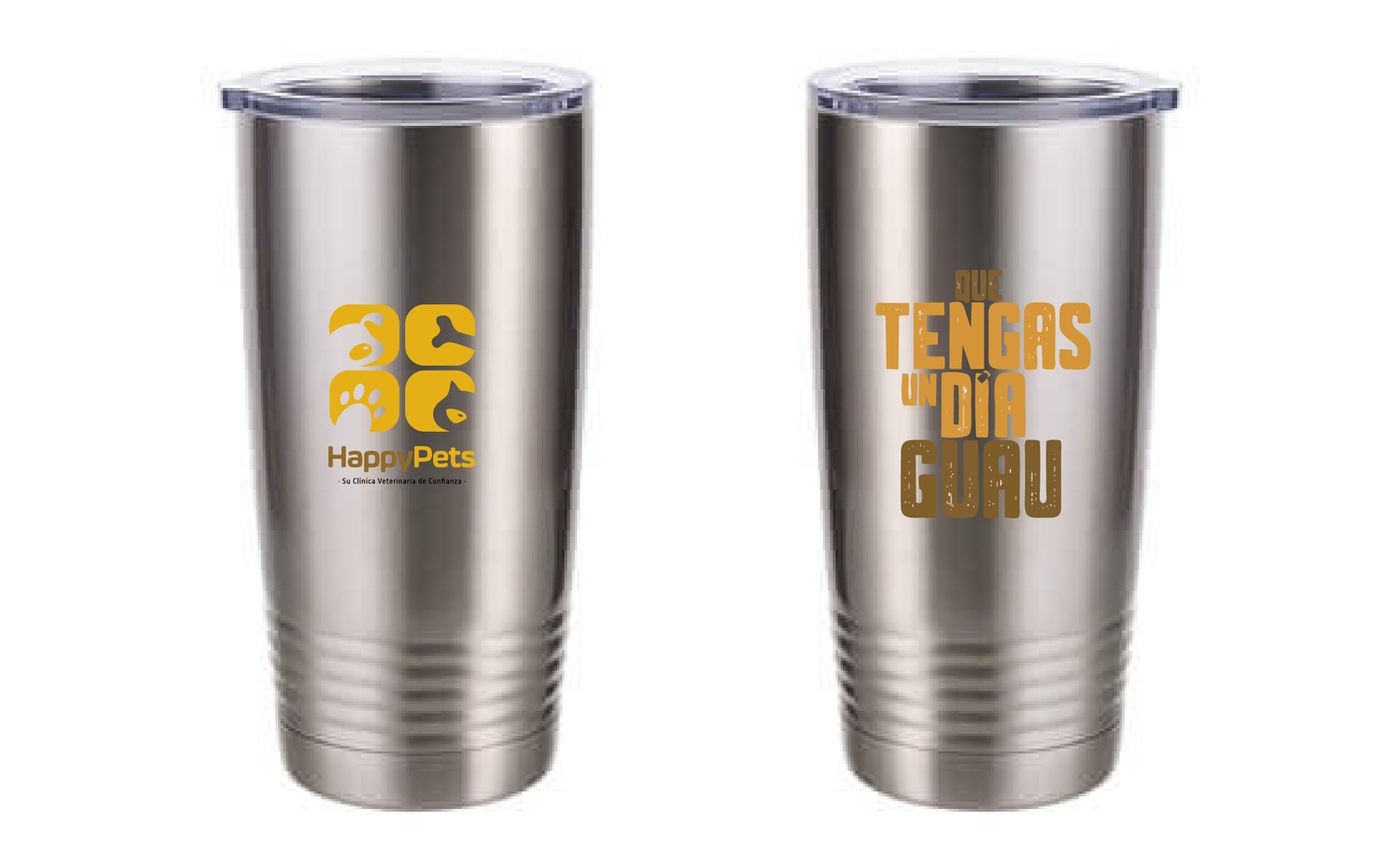 Vaso Térmico con Pajilla tipo Yeti GUAU