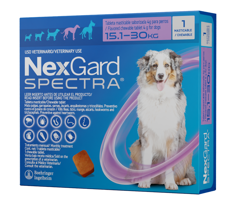 NexGard spectra 15 a 30 kg
