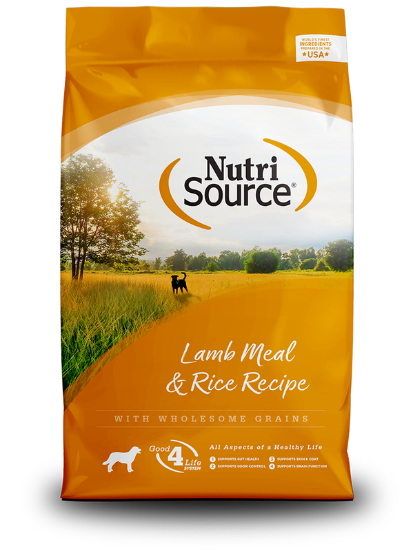 Nutri Source Lamb Meal and Rice ADULTOS Y CACHORROS 5 LBS.