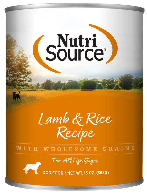 Nutri Source Lamb and Rice ADULTOS Y CACHORROS 13 OZ
