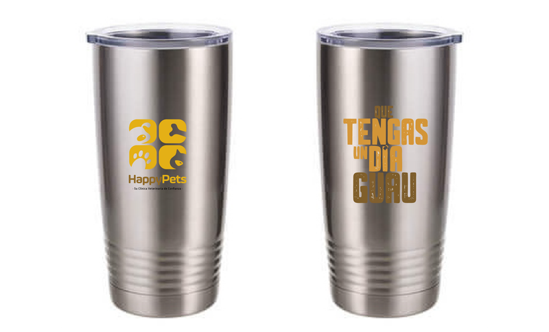 Vaso Térmico con Pajilla tipo Yeti GUAU