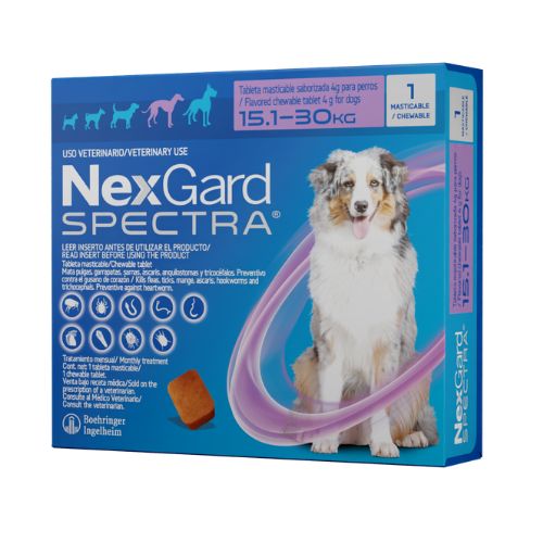 NexGard spectra 15 a 30 kg