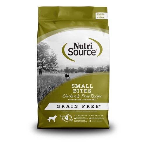 Nutri Source Chicken and Pea razas pequeñas ADULTOS Y CACHORROS 12 LBS.