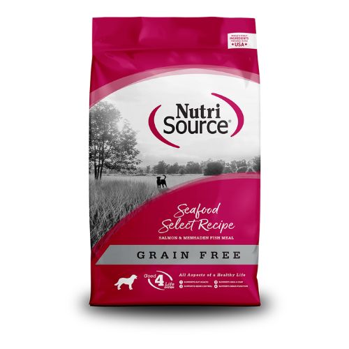 Nutri Source Seafood  ADULTO Y CACHORROS 26 LBS.