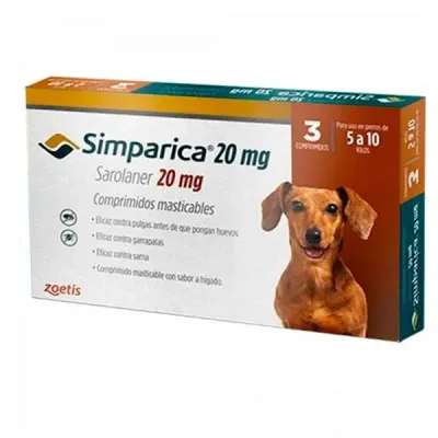 Simparica 5 a 10 kg   1 unidad
