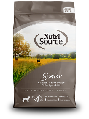 Nutri Source Chicken and Rice SENIOR 4 LBS.