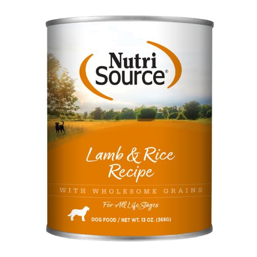 Nutri Source Lamb and Rice ADULTOS Y CACHORROS 13 OZ