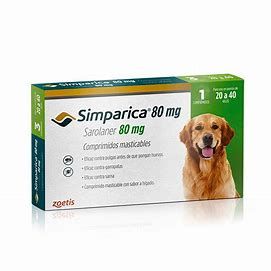 Simparica 20 a 40 kg  1 unidad
