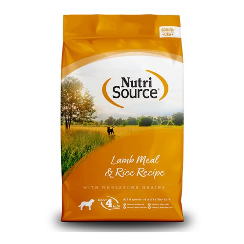 Nutri Source Lamb Meal and Rice ADULTOS Y CACHORROS 4 LBS.