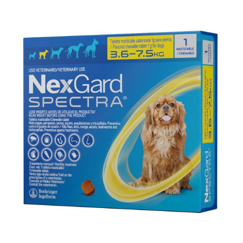 NexGard spectra 3.5 a 7.5 kg