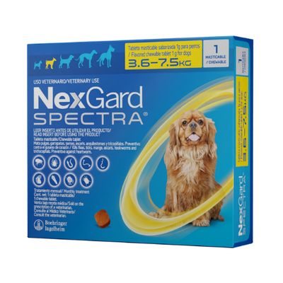 NexGard spectra 3.5 a 7.5 kg