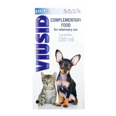 Catalysis Viusid Pets – Alimento complementario para uso veterinario (Complementary food for veterinary use) – Solución oral (Oral Solution). -  150 ml