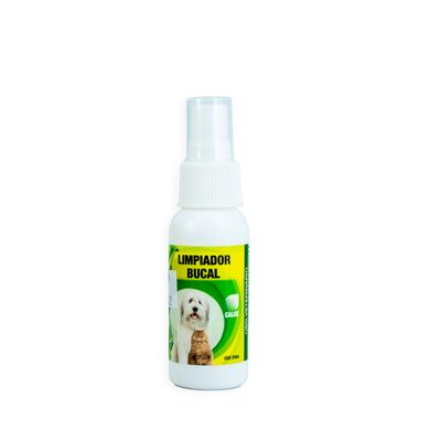 Calox Limpiador Bucal Natural - Solución higiénica en spray para la salud oral y el control del mal aliento en perros y gatos - 60ml