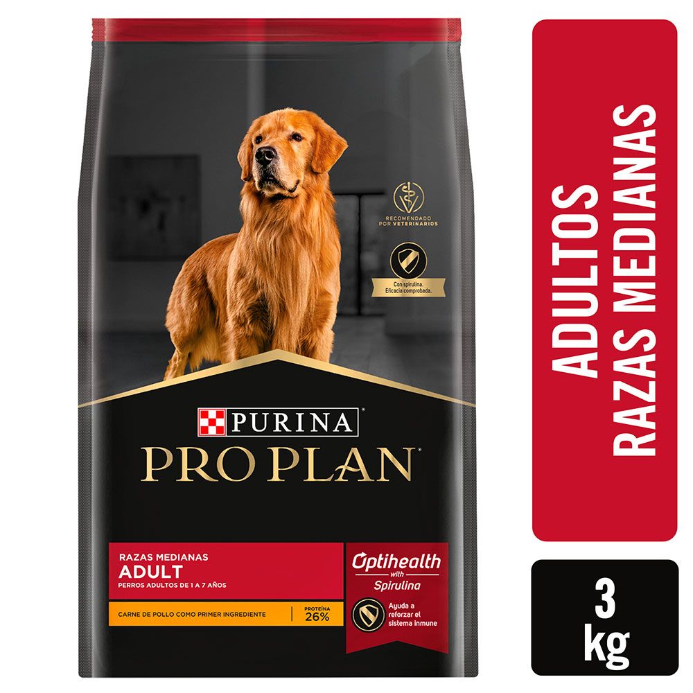Proplan Adultos Razas Medinas
