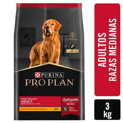 Proplan Adultos Razas Medinas