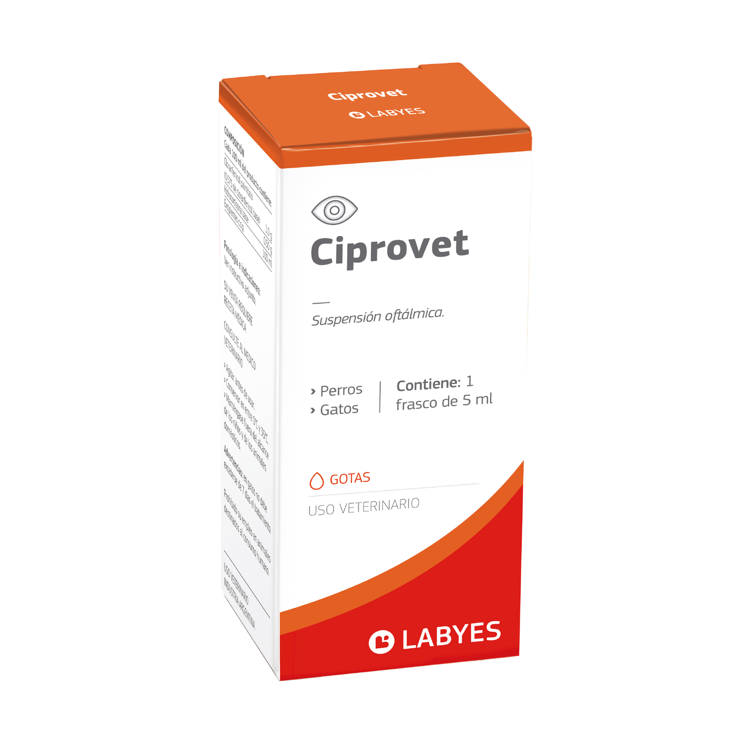 Labyes Ciprovet – Gotas. Suspensión oftálmica Gotas – 5 ml.