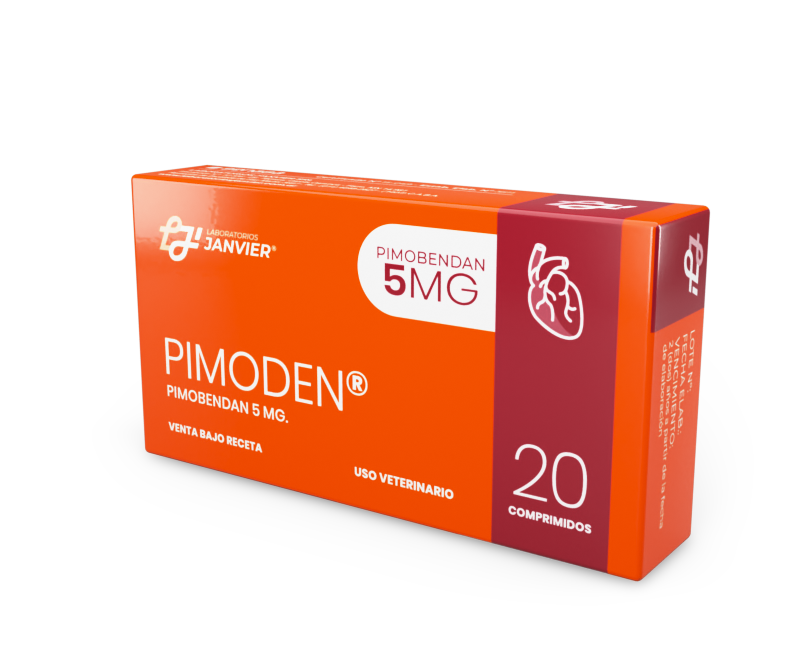 Janvier Pimoden 5MG – Tratamiento de la insuficiencia cardíaca. Inotrópico positivo y vasodilatador – 1 Tableta