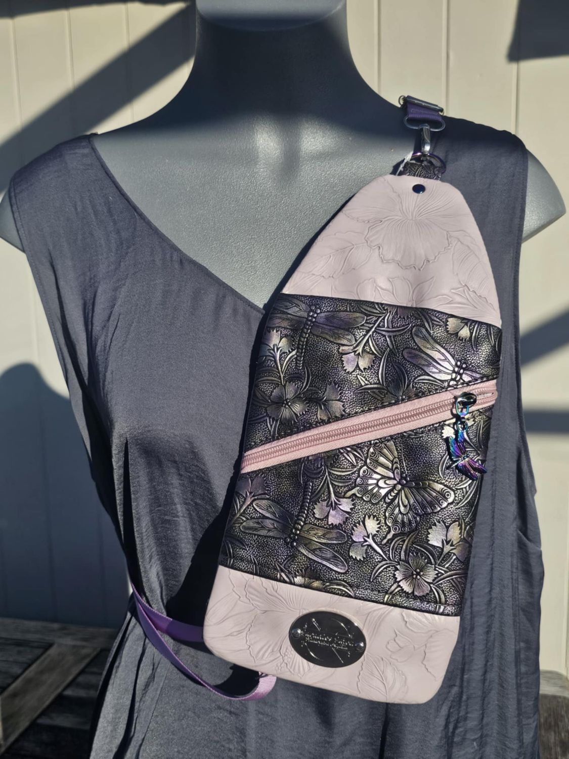 Yagi Sling (RFID) - Mauve/Pinkish Dragonfly