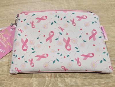 Pink Ribbon - Mini Travel Pouch RFID - PRTR25027