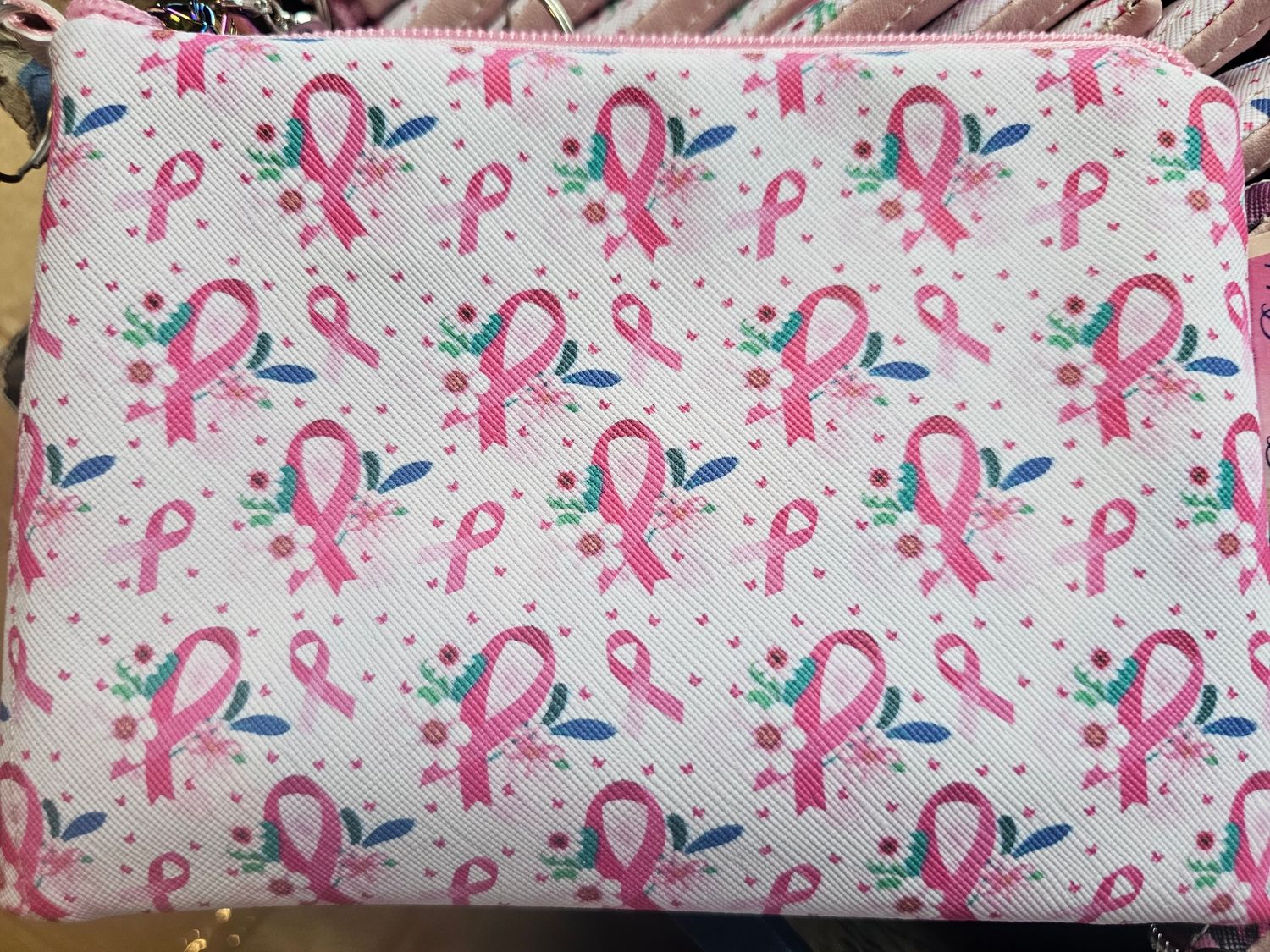 Pink Ribbon - Mini Travel Pouch RFID - PRTR25030