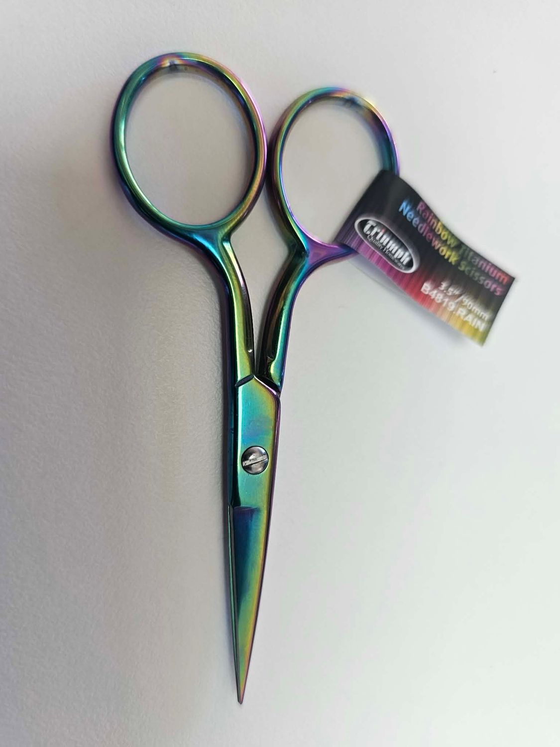 Rainbow Titanium Needlework Scissors