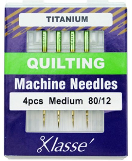 Klasse - Titanium Quilting Needles (Medium) 80/12