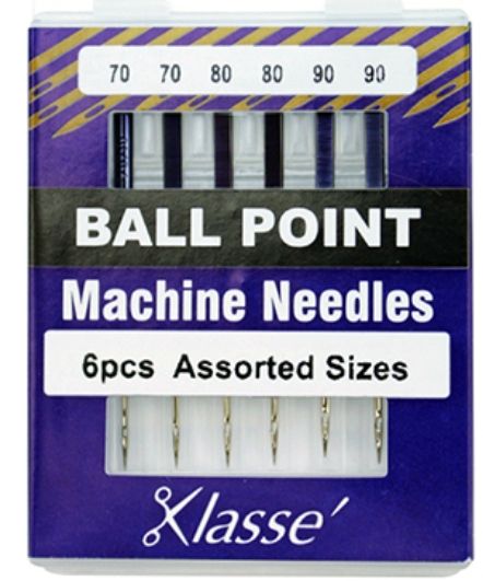 Klasse - Ballpoint Needles (6 x Assorted Sizes)
