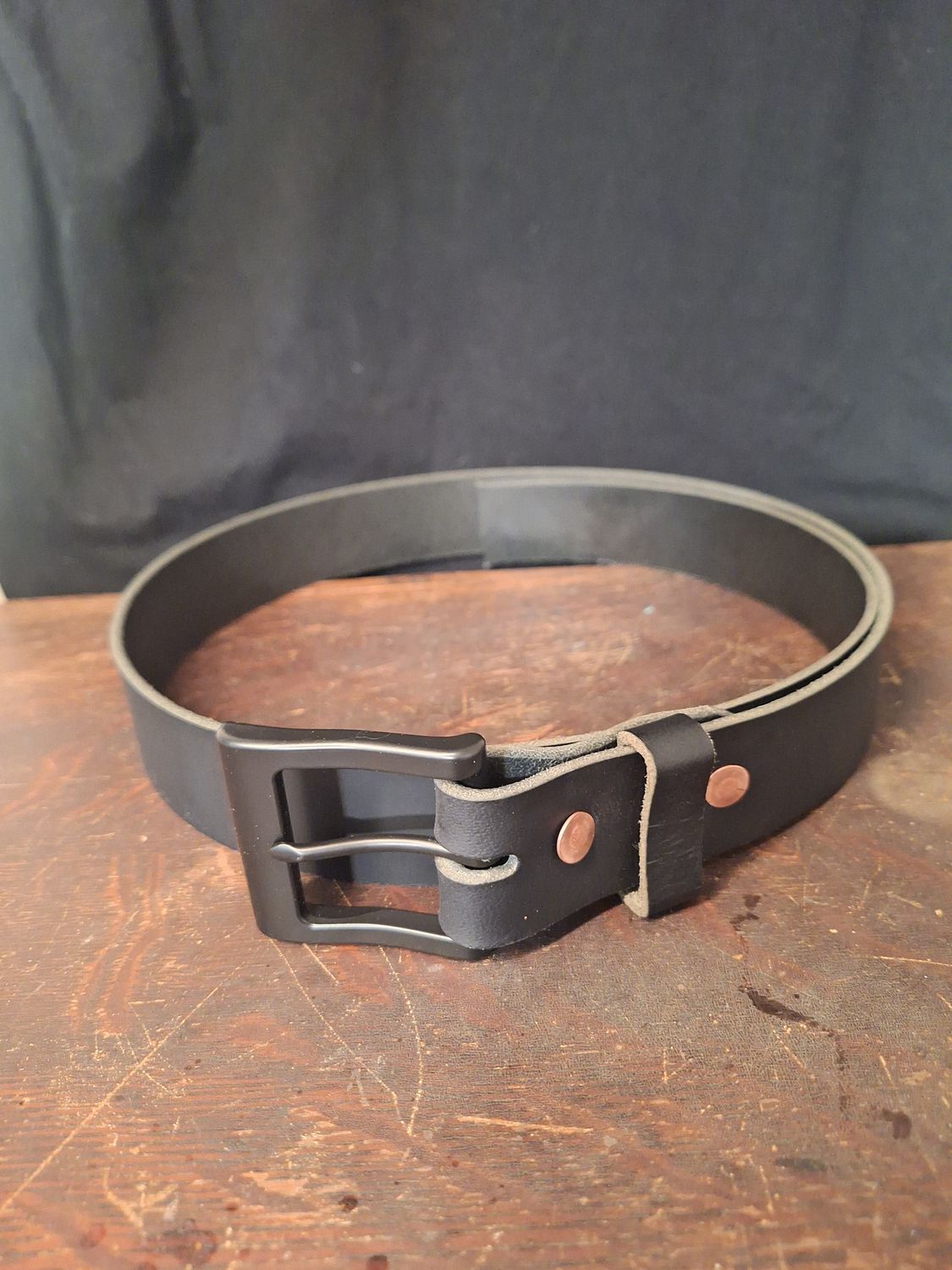 Sleek Black Belt