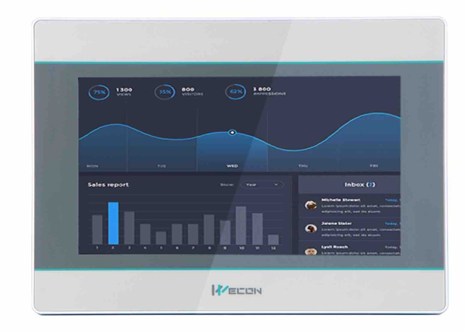 9. Basic 7 9. Basic 7"/10" HMI touch screens with Ethernet