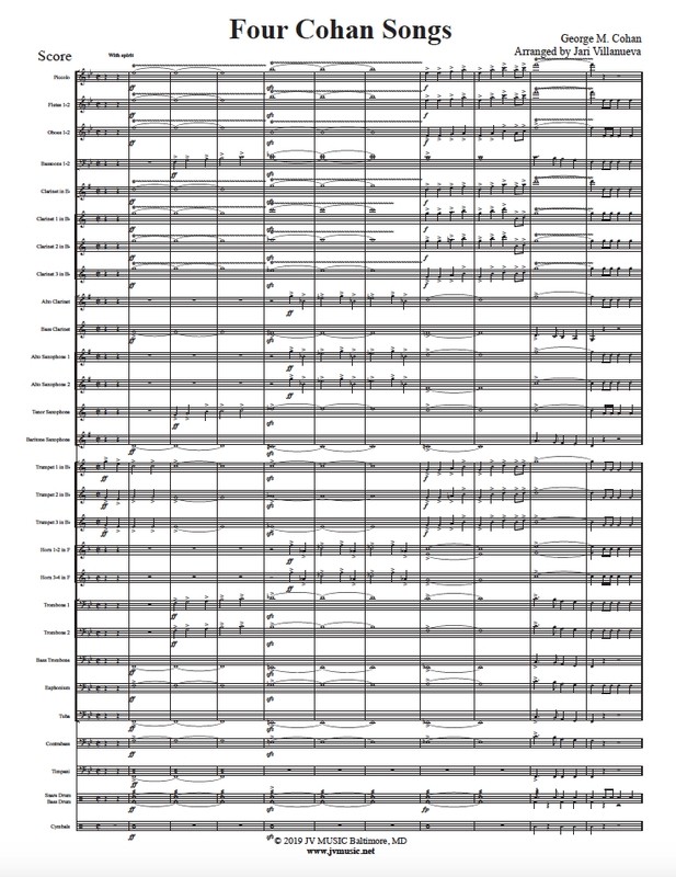 Four Cohan Songs for Concert Band