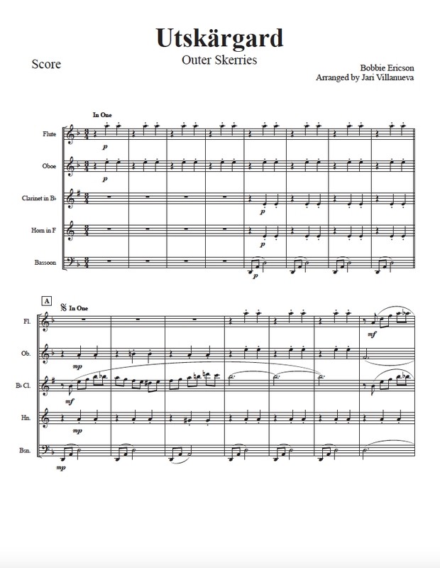 Utskargard for Woodwind Quintet