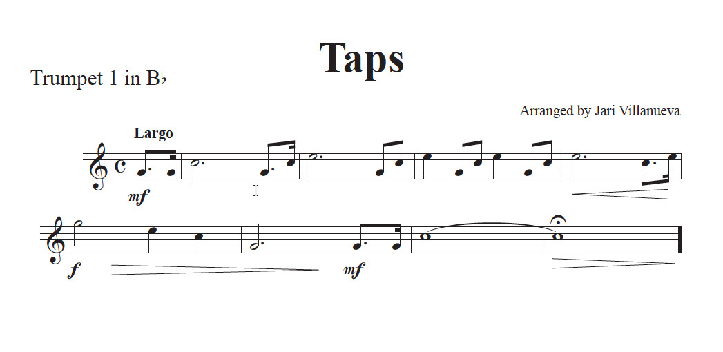Taps Arranged for Brass Quintet