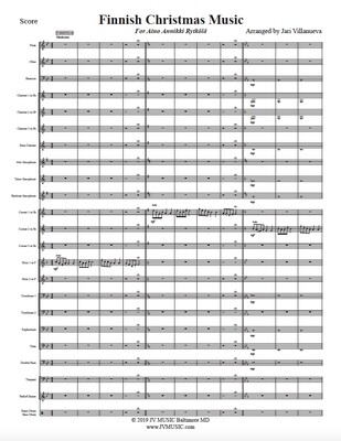 Finnish Christmas Music for Concert Band