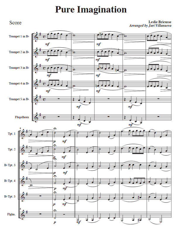 Pure Imagination for Trumpet Ensemble