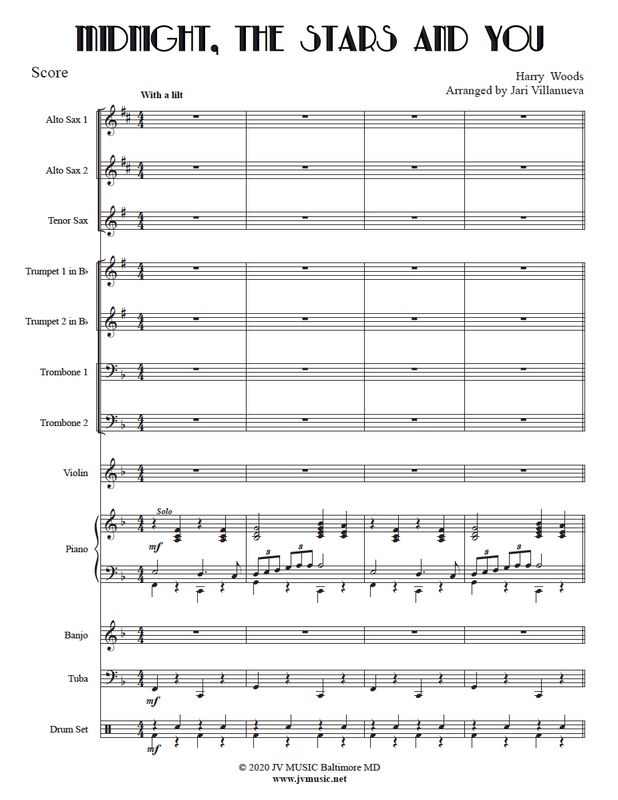 Midnight, the Stars and You for 1920s Jazz Band As heard in "The Shining"