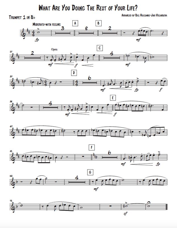 What Are You Doing The Rest of Your Life Trumpet Solo with Concert Band