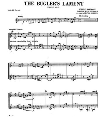 The Bugler's Lament-Music minus the soloist