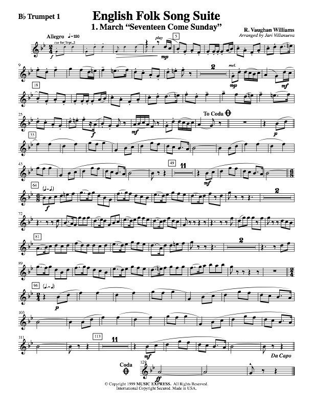English Folk Song Suite - Store